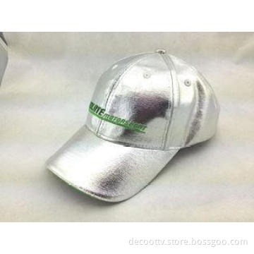 Leather Embroidered Baseball Caps with Buckle Closure (B224
